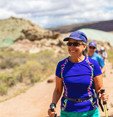 Woman Hiking