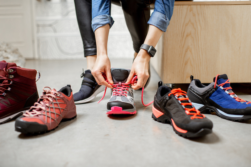 Man Wearing Best Shoes for Lower Back Pain