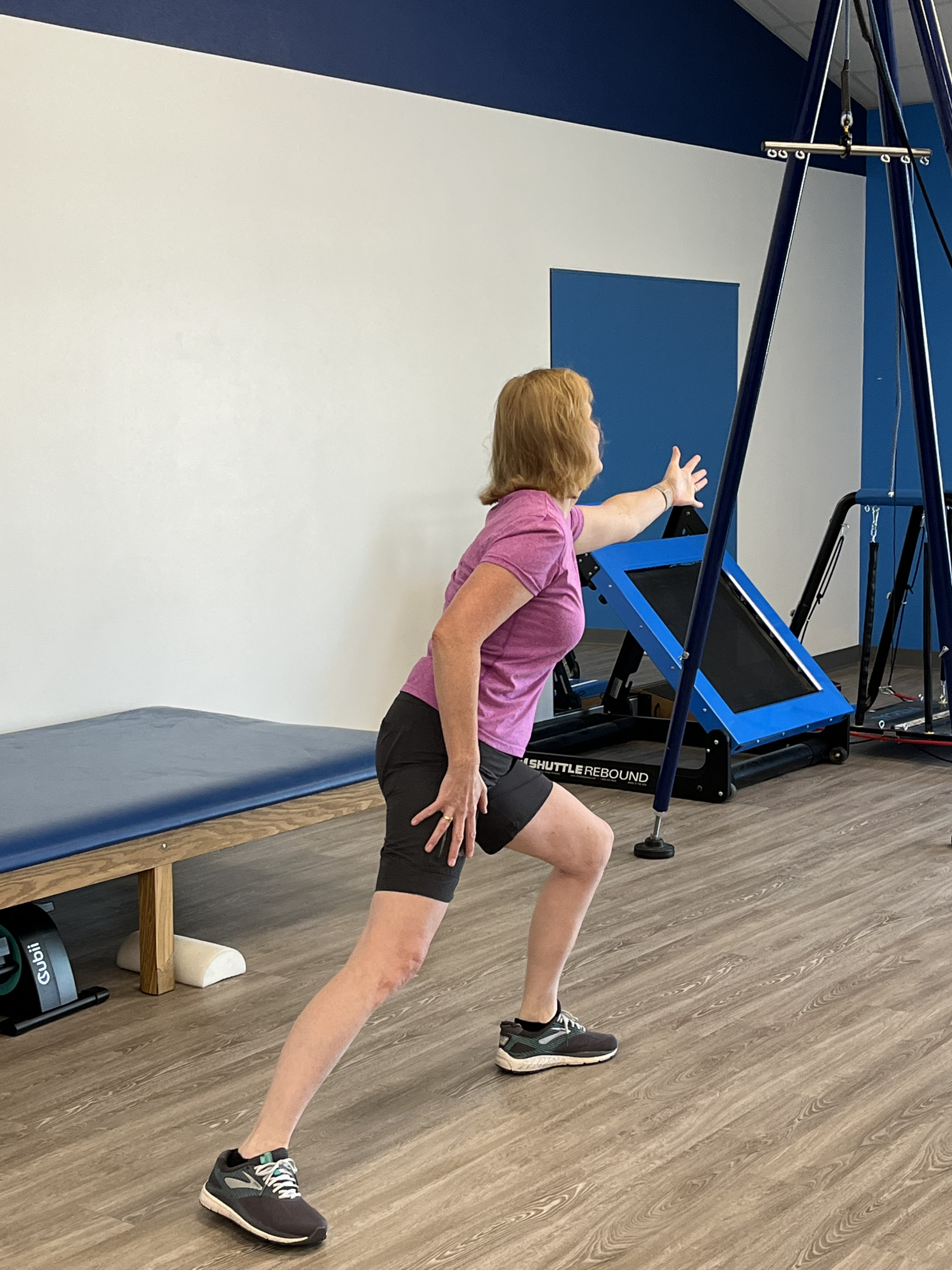 Patient performing an LSVT BIG exercise