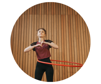 How to build a strong core example - Hulahooping 