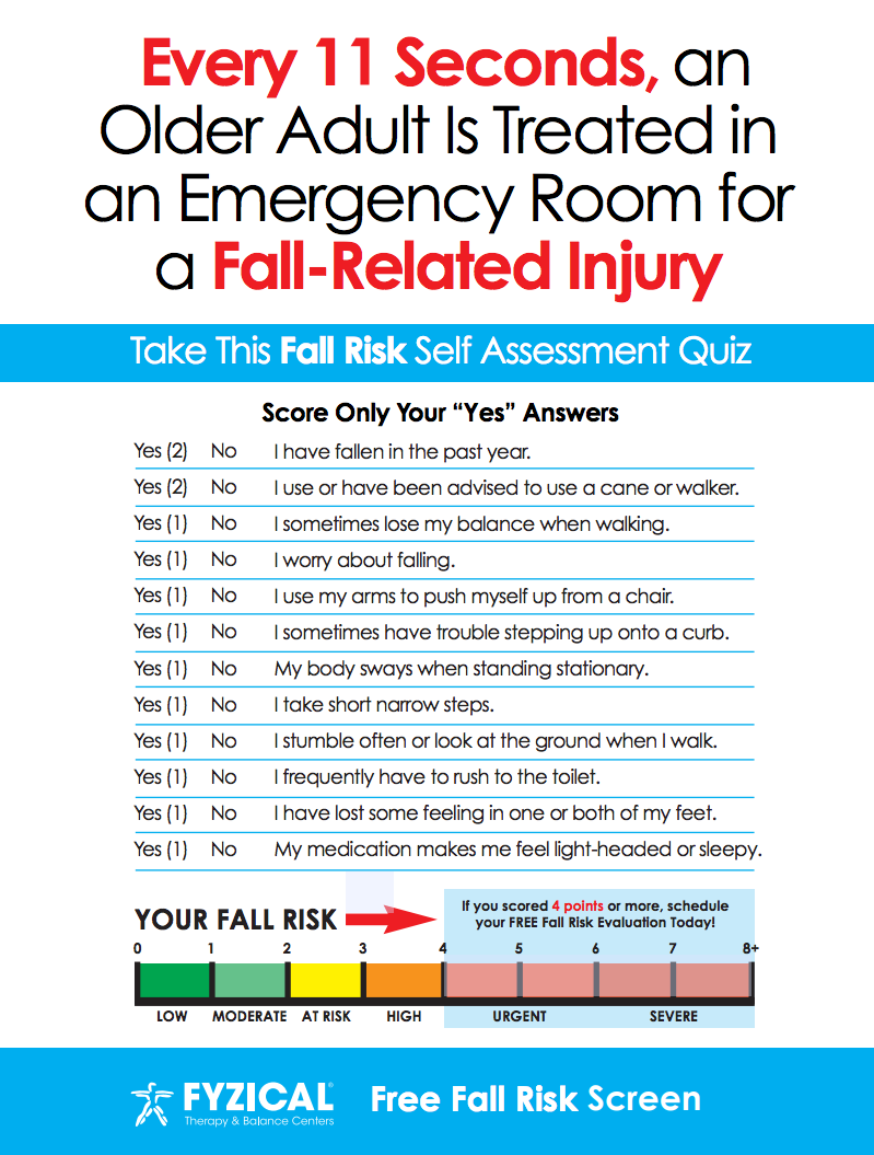 Pediatric Fall Risk Assessment Tool